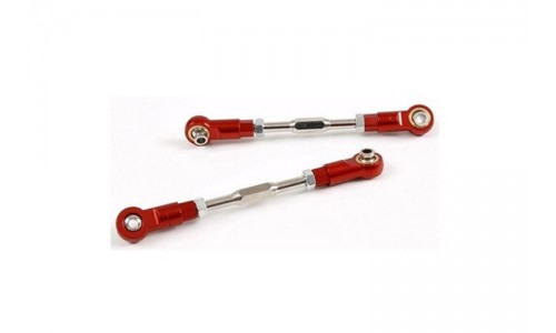 CNC Steering Turnbuckle Set - RED | Rovan Sports